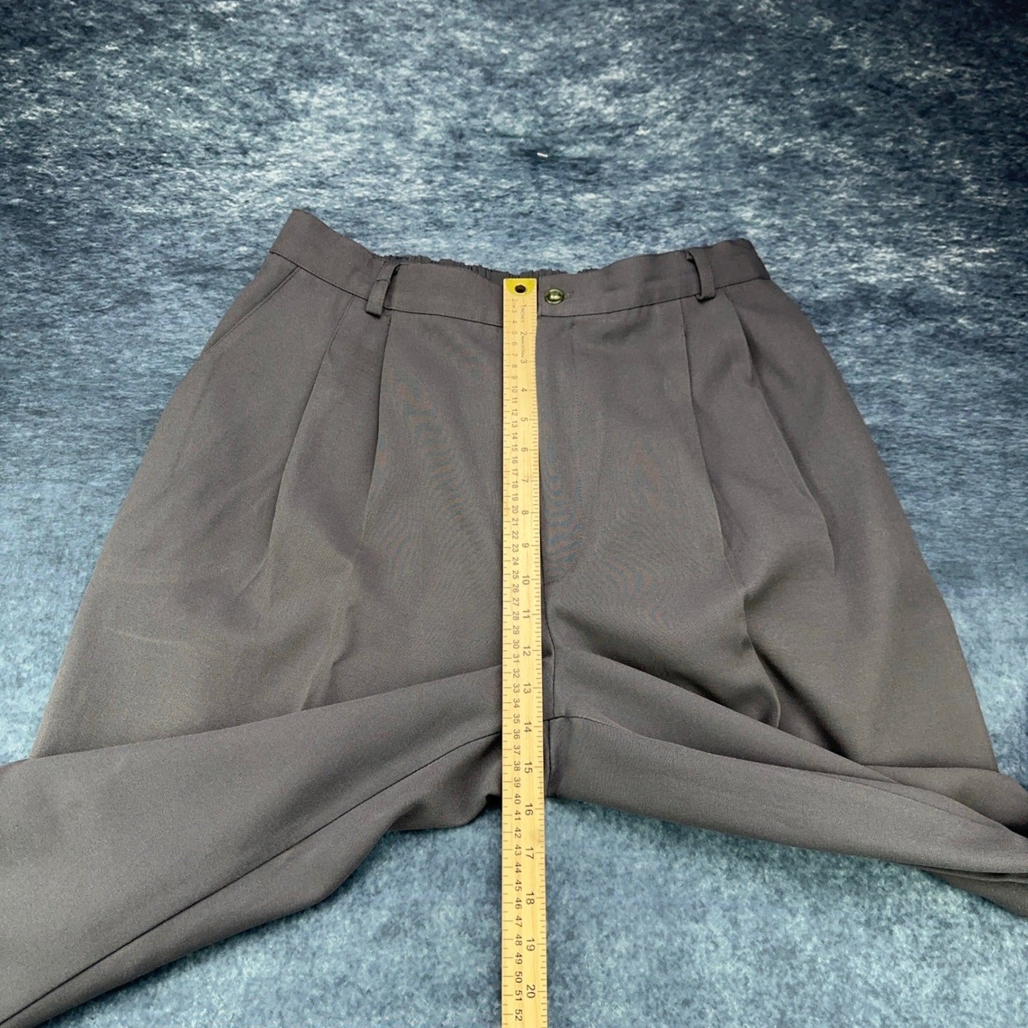 Vintage Sellecca Pleated Trousers Womens 20WP Charcoal Grey Made in USA Slacks by Sellecca