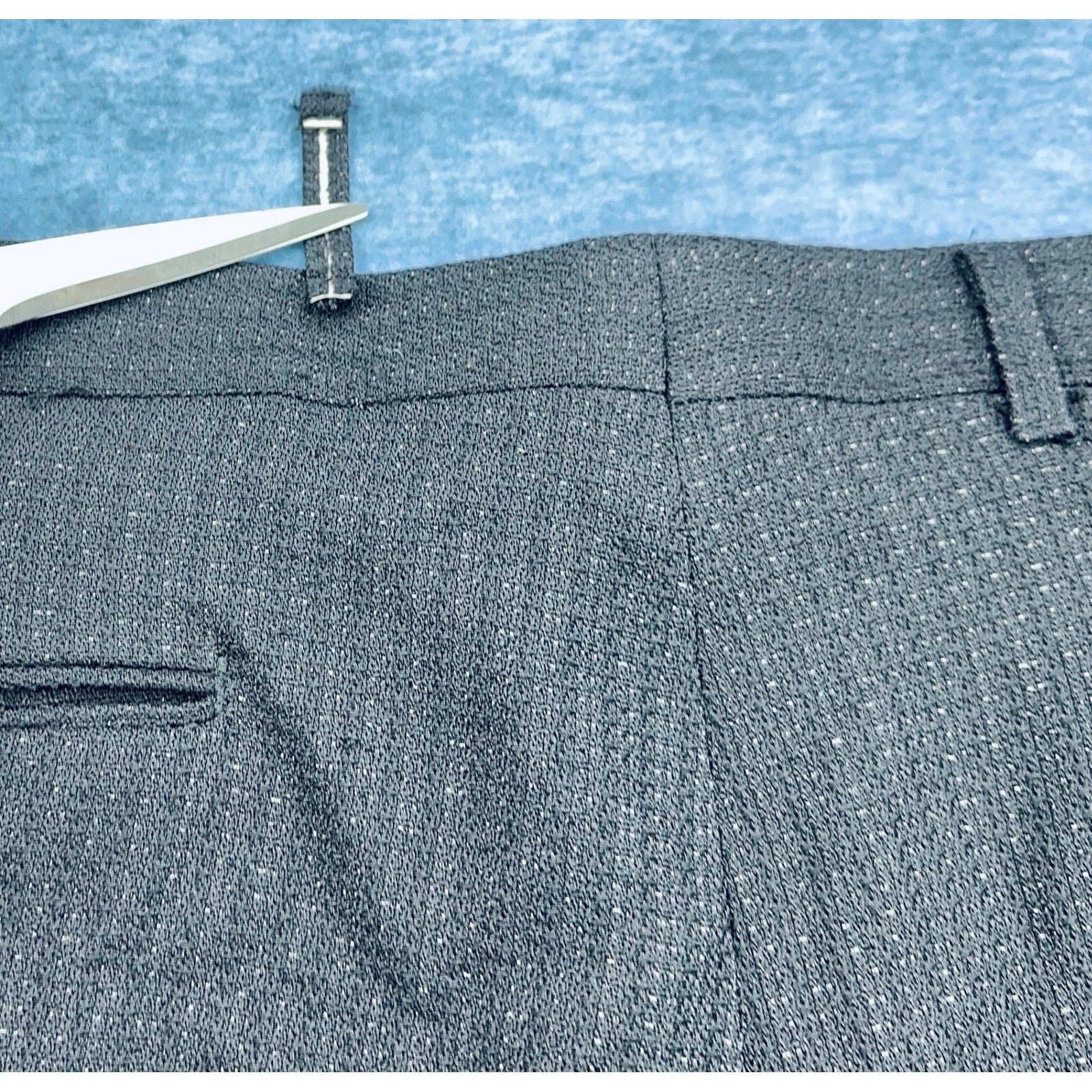 Tailored by Bonacci Mens Black Textured Pinstripe Tuxedo Suit Shawl Lapel USA by Buysaavy