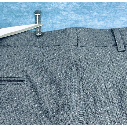 Tailored by Bonacci Mens Black Textured Pinstripe Tuxedo Suit Shawl Lapel USA by Buysaavy