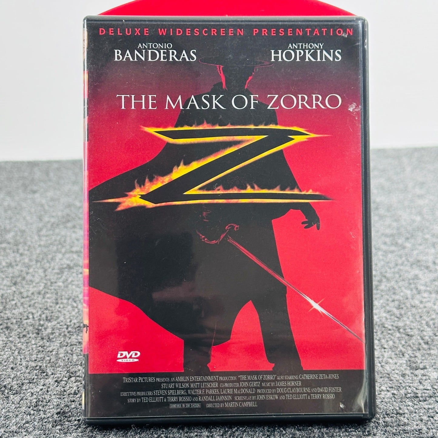 The Mask of Zorro DVD Deluxe Widescreen Antonio Banderas Anthony Hopkins 1998 by Buysaavy
