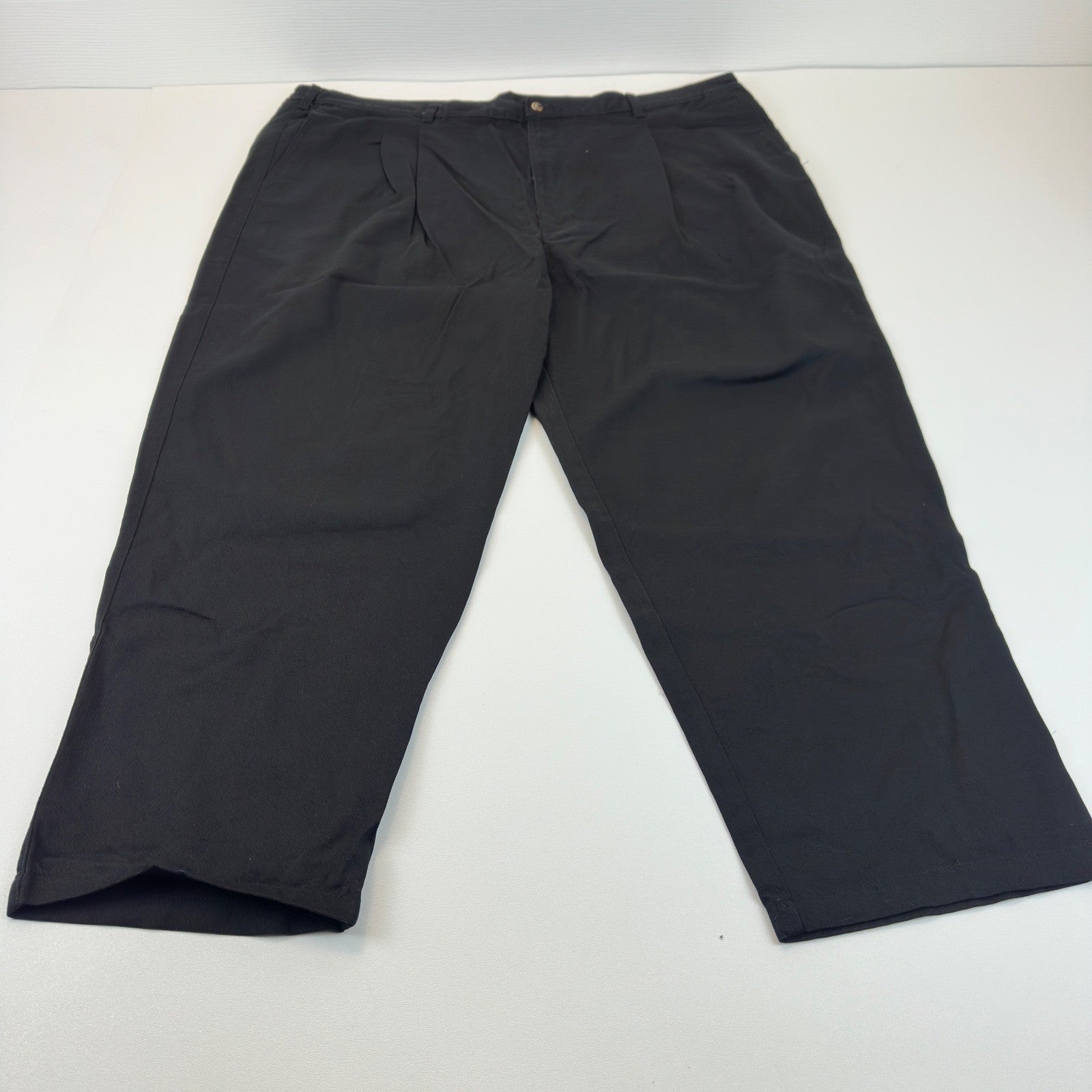 Northwest Territory Big Man Pleated Cotton Pants Black 48x29 Work Casual Chinos by Northwest Territory