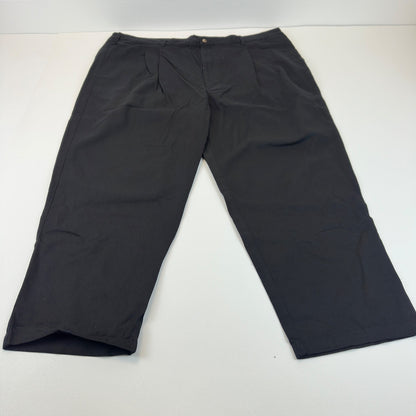 Northwest Territory Big Man Pleated Cotton Pants Black 48x29 Work Casual Chinos by Northwest Territory