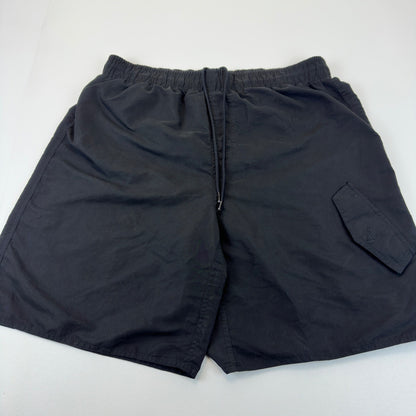 Island Joe Mens XL Swim Trunks Black Cargo Board Shorts Mesh Lined Drawstring by Island Joe