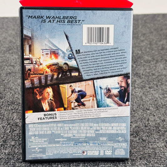 Contraband DVD 2012 Mark Wahlberg Kate Beckinsale Action Thriller Movie R Rated by Buysaavy