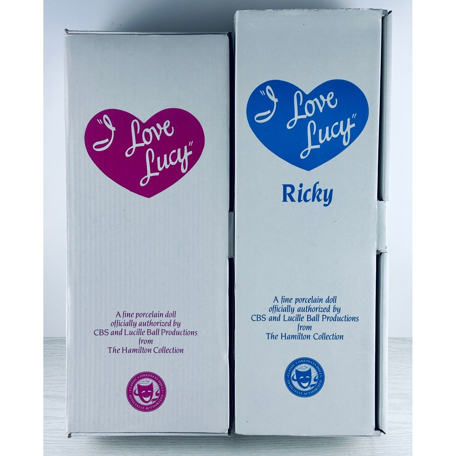 Hamilton Collection I Love Lucy Ricky Porcelain Doll Lucille Ball CBS by The Hamilton Collection