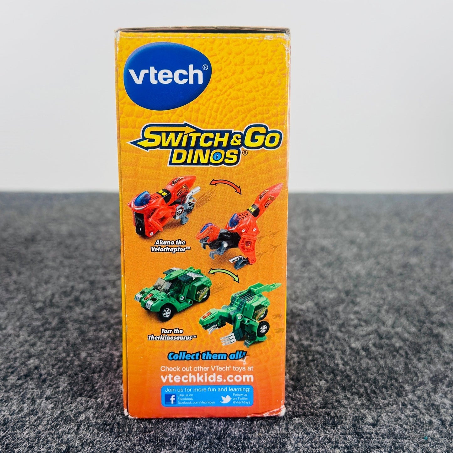 VTech Switch & Go Dinos Dino 2 Pack Transforming Dinosaur Vehicle Toys by VTech
