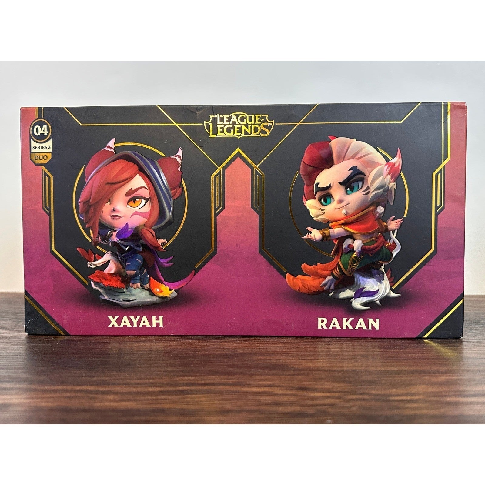 League of Legends Series 3 Xayah Rakan Duo Vinyl Figures Collectible by Riot Games