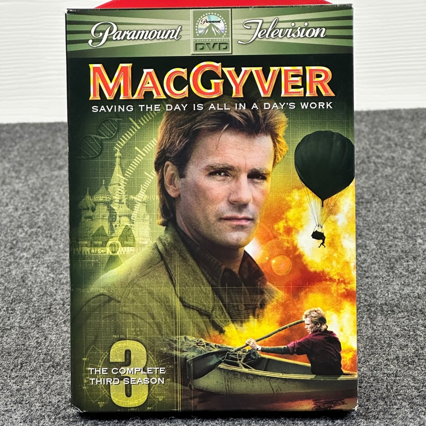 MacGyver The Complete Third Season DVD 5-Disc Richard Dean Anderson Paramount by Buysaavy