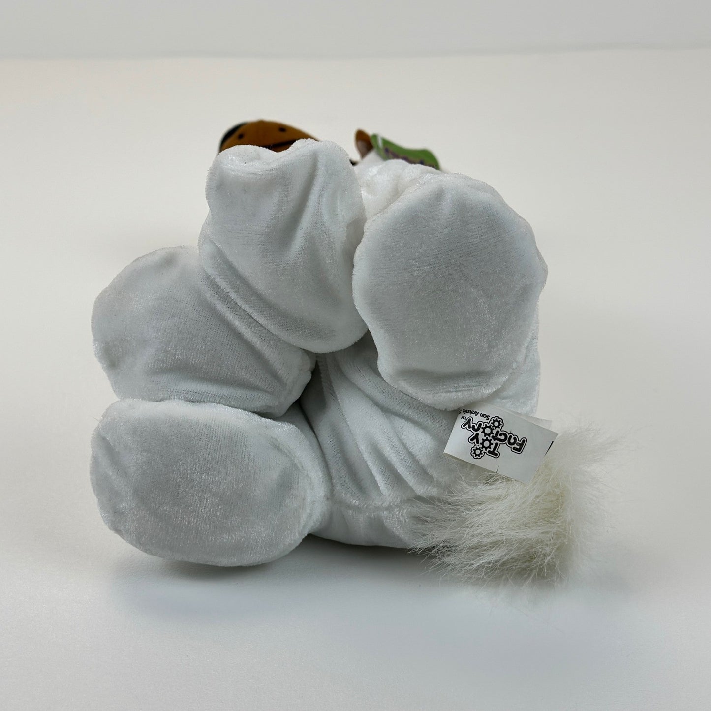 Scooby-Doo Bunny Costume Plush Toy Factory Hanna-Barbera Easter White Brown 2004 by Toy Factory