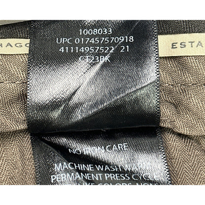 Haggar Mens Khaki Chino Pants Beige Flat Front 100% Cotton 38x29 by Haggar