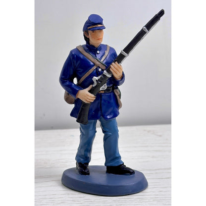 Civil War Soldier Figurines Set of 2 Historical Gettysburg Souvenir Decor by Americana Souvenirs