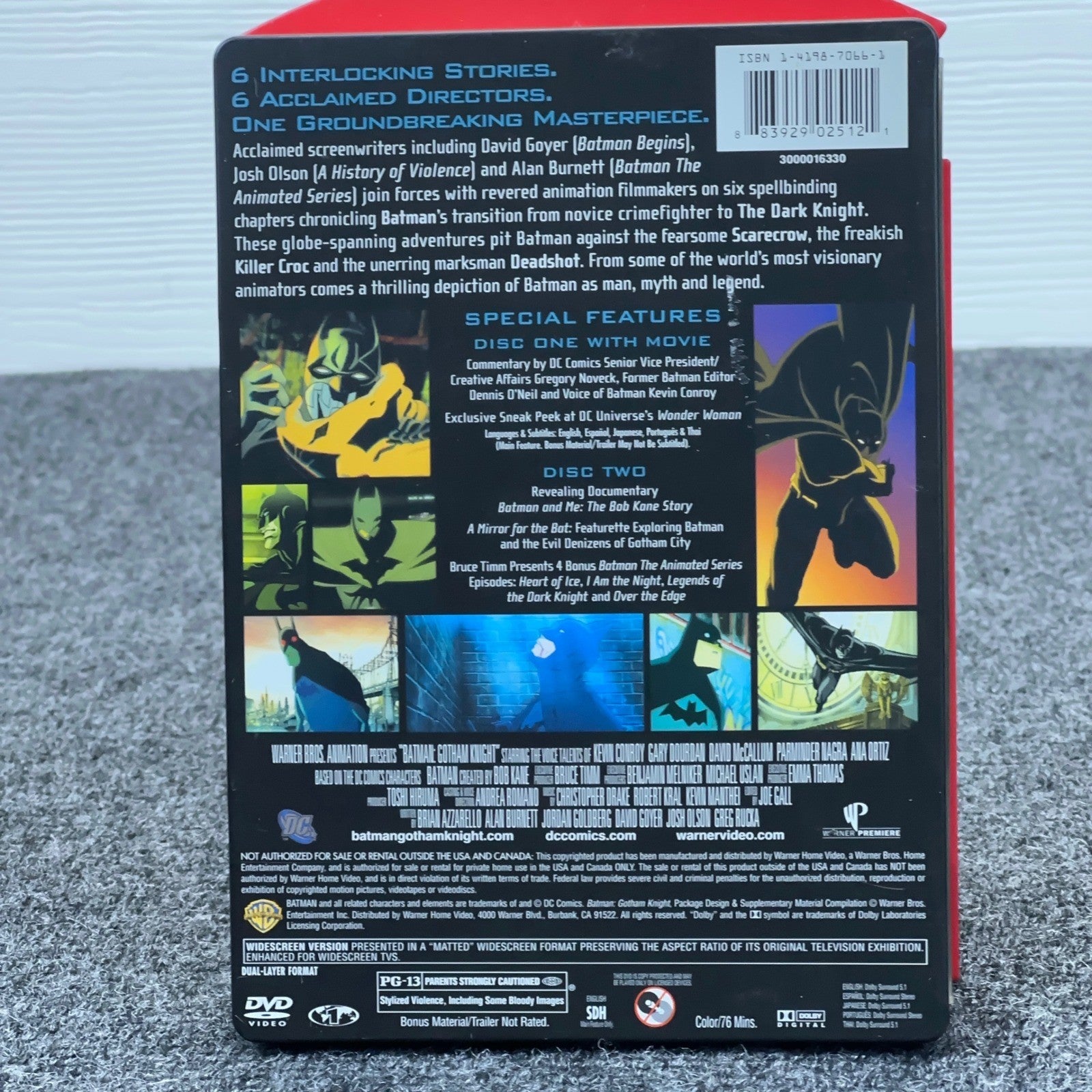 Batman Gotham Knight 2-Disc Special Edition DVD Steelbook DC Universe Movie by Buysaavy
