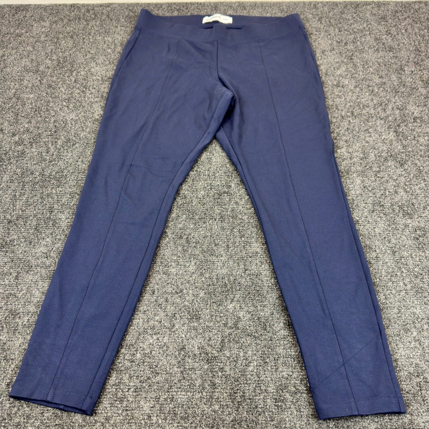 Old Navy Stevie Navy Blue High Rise Pintuck Ponte Knit Skinny Pants Womens Large by Old Navy
