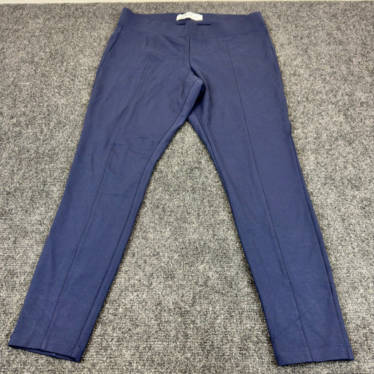 Old Navy Stevie Navy Blue High Rise Pintuck Ponte Knit Skinny Pants Womens Large by Old Navy