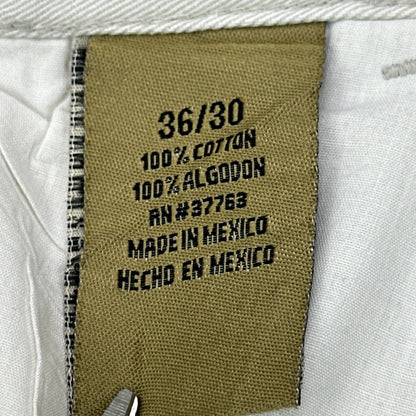 Natural Issue Mens Chino Pants 36x30 Stone Beige 100% Cotton Straight Leg Flat by Natural Issue