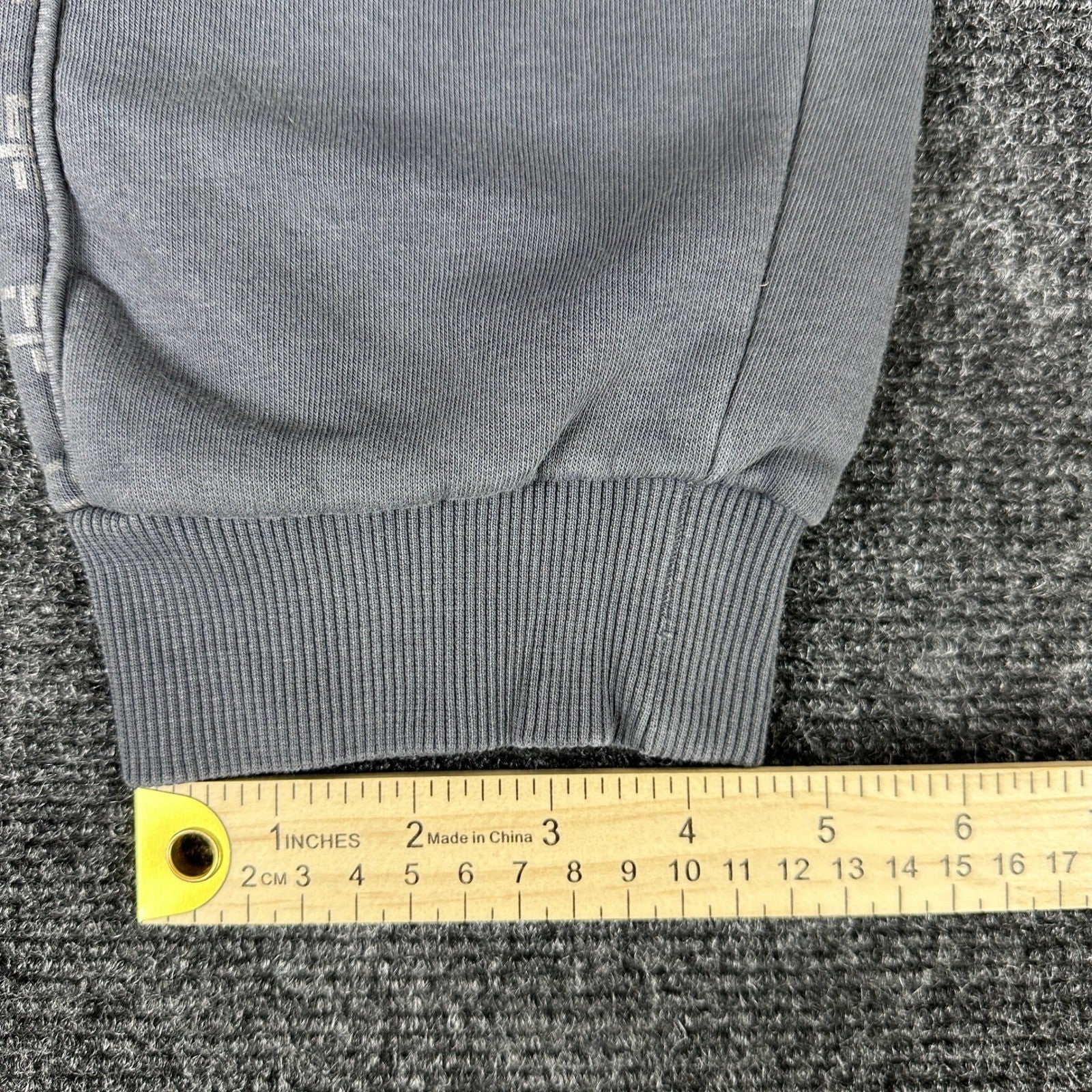 River Island Mens Logo Tape Joggers Charcoal Grey Fleece Sweatpants Large L by River Island