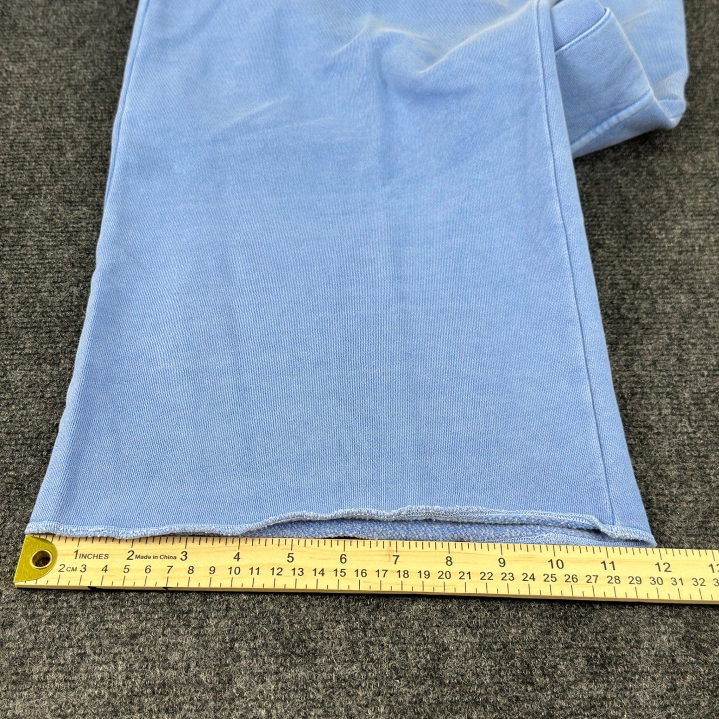 Old Navy Womens XXL Periwinkle Blue Cargo Sweatpants Wide Leg Raw Hem Drawstring by Old Navy