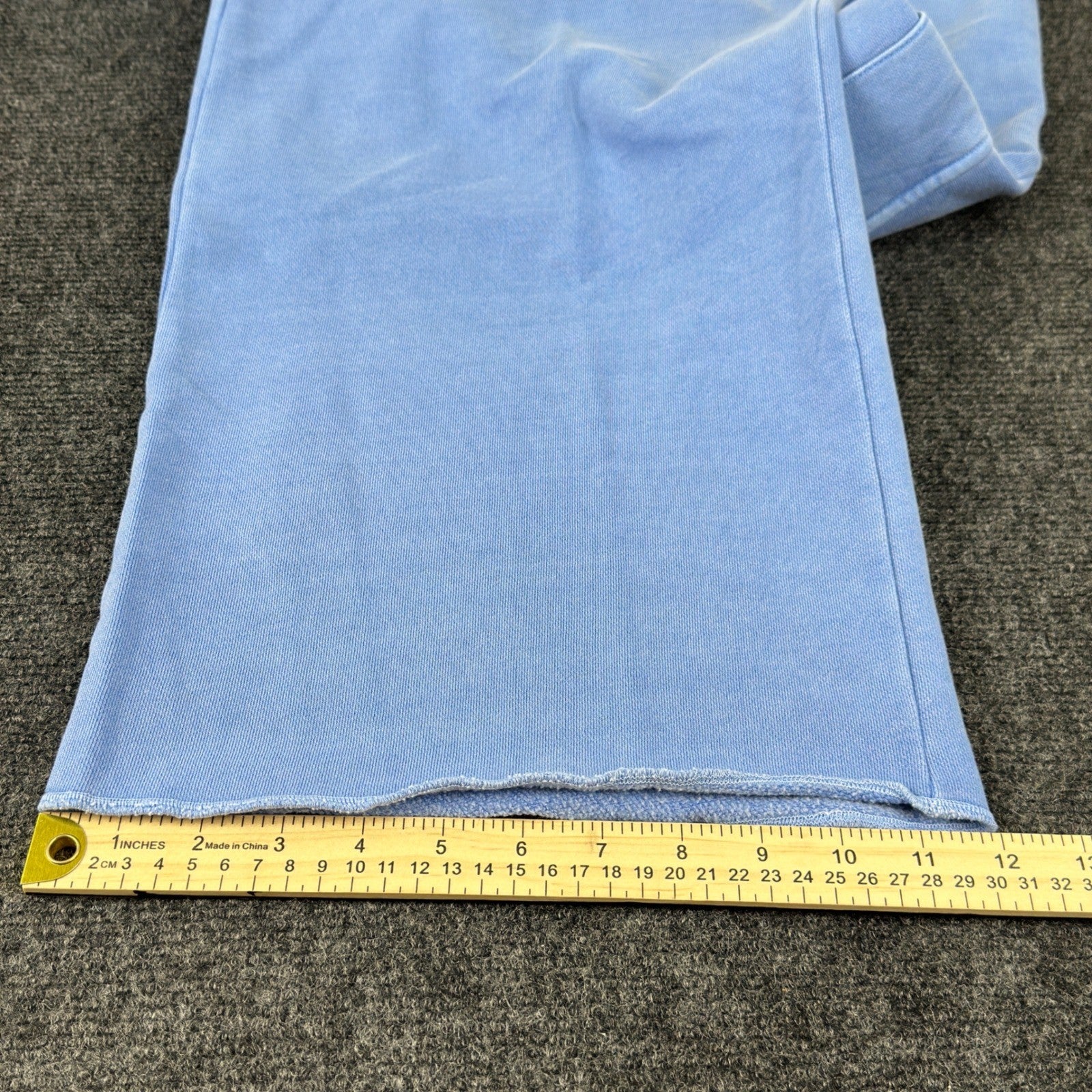 Old Navy Womens XXL Periwinkle Blue Cargo Sweatpants Wide Leg Raw Hem Drawstring by Old Navy