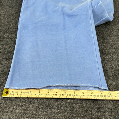 Old Navy Womens XXL Periwinkle Blue Cargo Sweatpants Wide Leg Raw Hem Drawstring by Old Navy