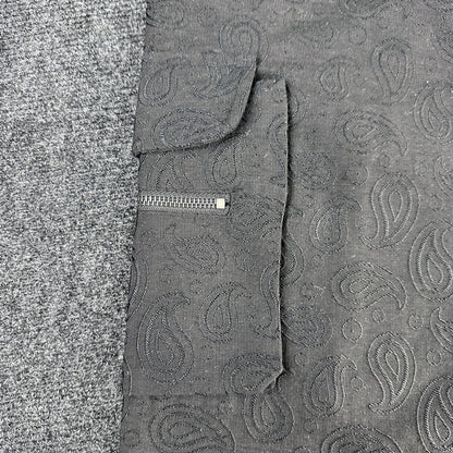 GVAPI Black Paisley Textured Cargo Pants Limited Edition 34 Aaron Wilhelm Mens by GVAPI