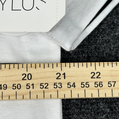 Stylus Mens Black Stripe Short Sleeve Crew Neck T-Shirt SP24STY5032M Medium NWT by Stylus