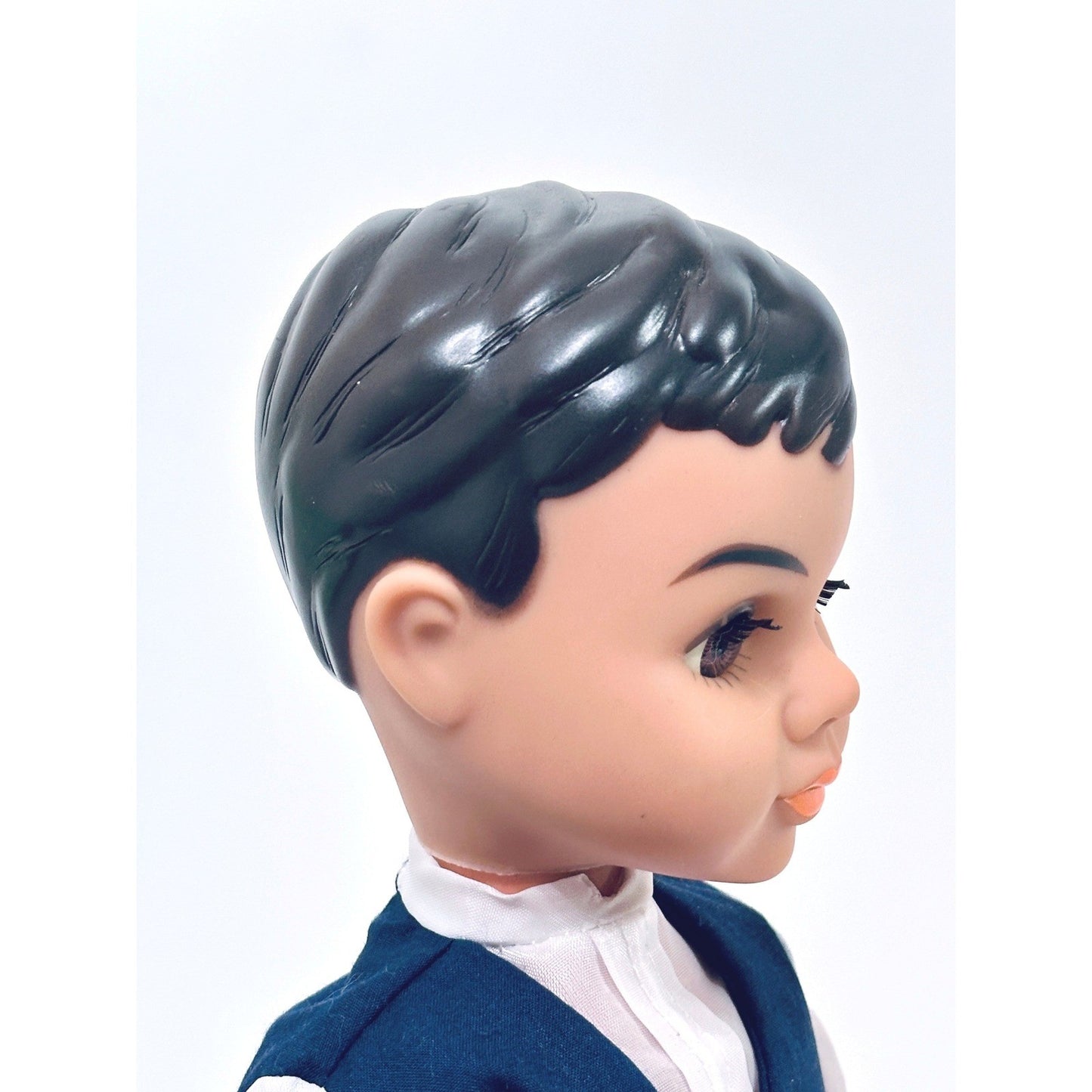 Vintage Dazl Boy Doll Formal Outfit, Blue Vest, 16" Collectible Play Doll by Dazl Dolls by Russ