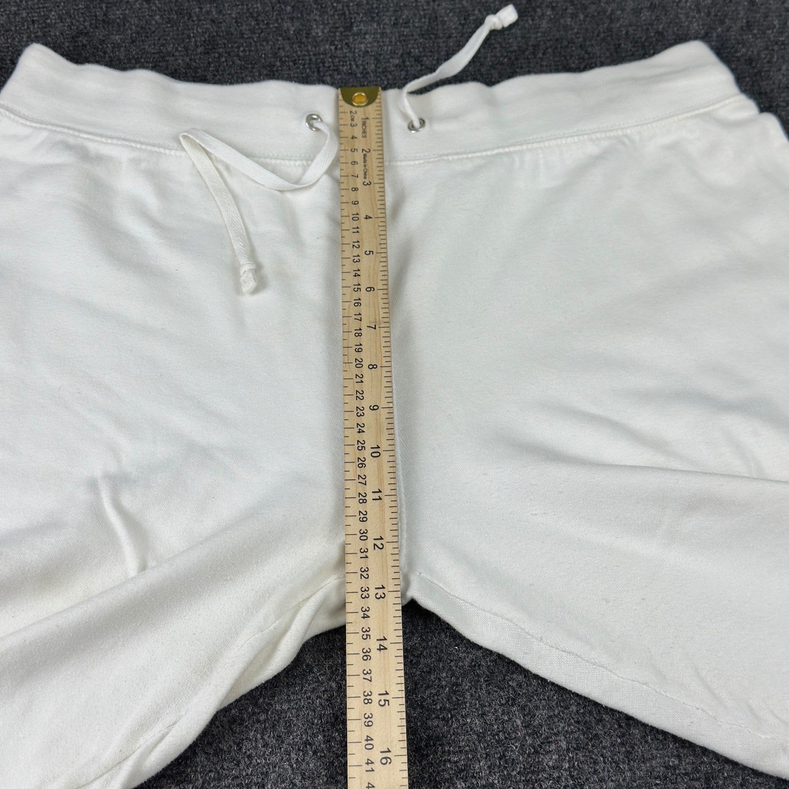 Like An Angel White Capri Sweatpants Plus Size 2X Wide Leg Drawstring Joggers by Like An Angel