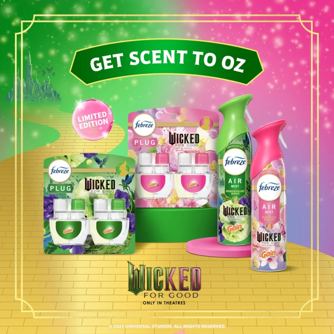 Febreze Plug Wicked For Good Beautifical Blossom Gain Refills Limited Edition by Febreze