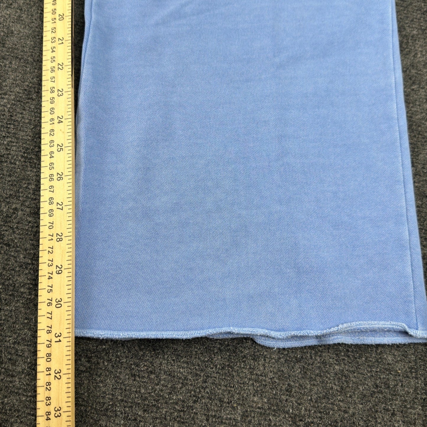 Old Navy Womens XXL Periwinkle Blue Cargo Sweatpants Wide Leg Raw Hem Drawstring by Old Navy