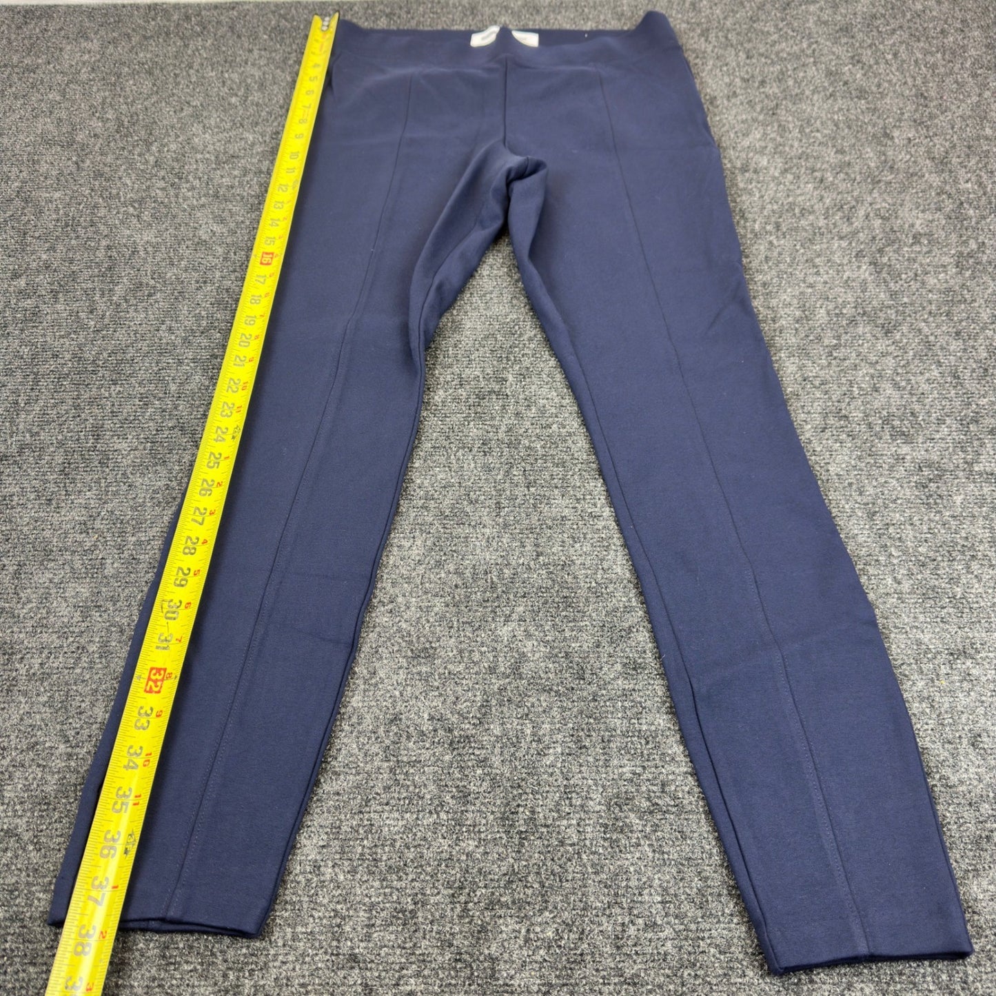 Old Navy Stevie Navy Blue Slim Fit Front Seam Pull On Pants Womens Size M by Old Navy