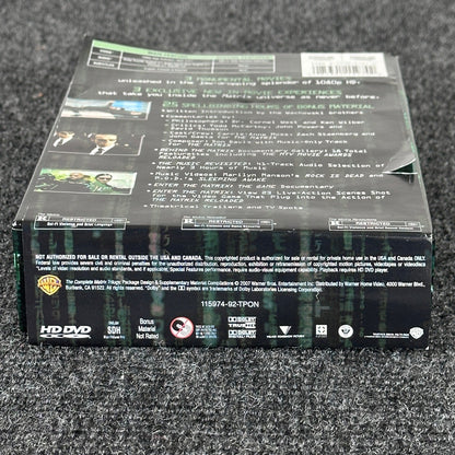 The Complete Matrix Trilogy HD DVD Box Set 3-Disc 1080p Warner Bros 2007 Rare by Buysaavy