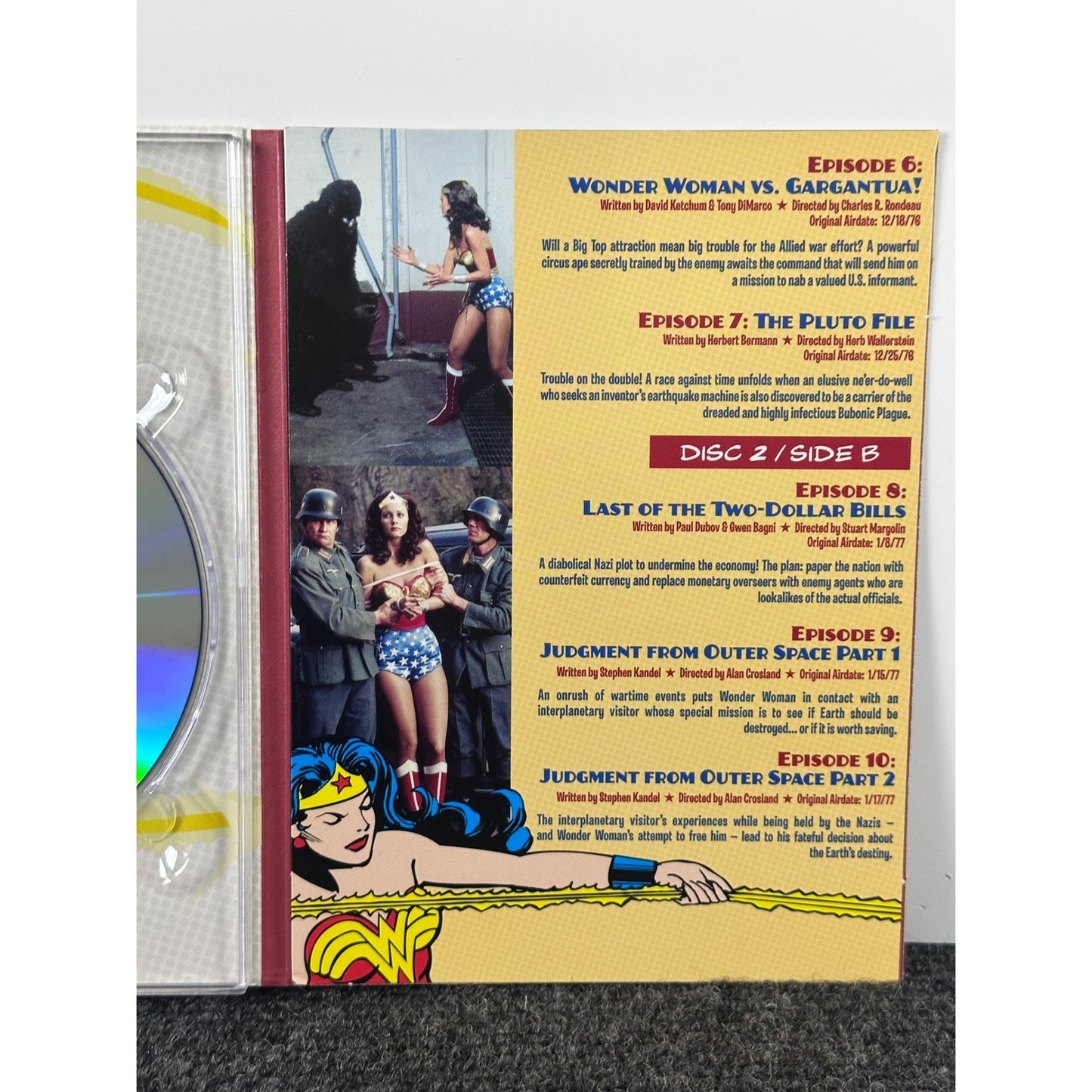 Wonder Woman The Complete First and Second Seasons DVD Lynda Carter DC Series by Buysaavy