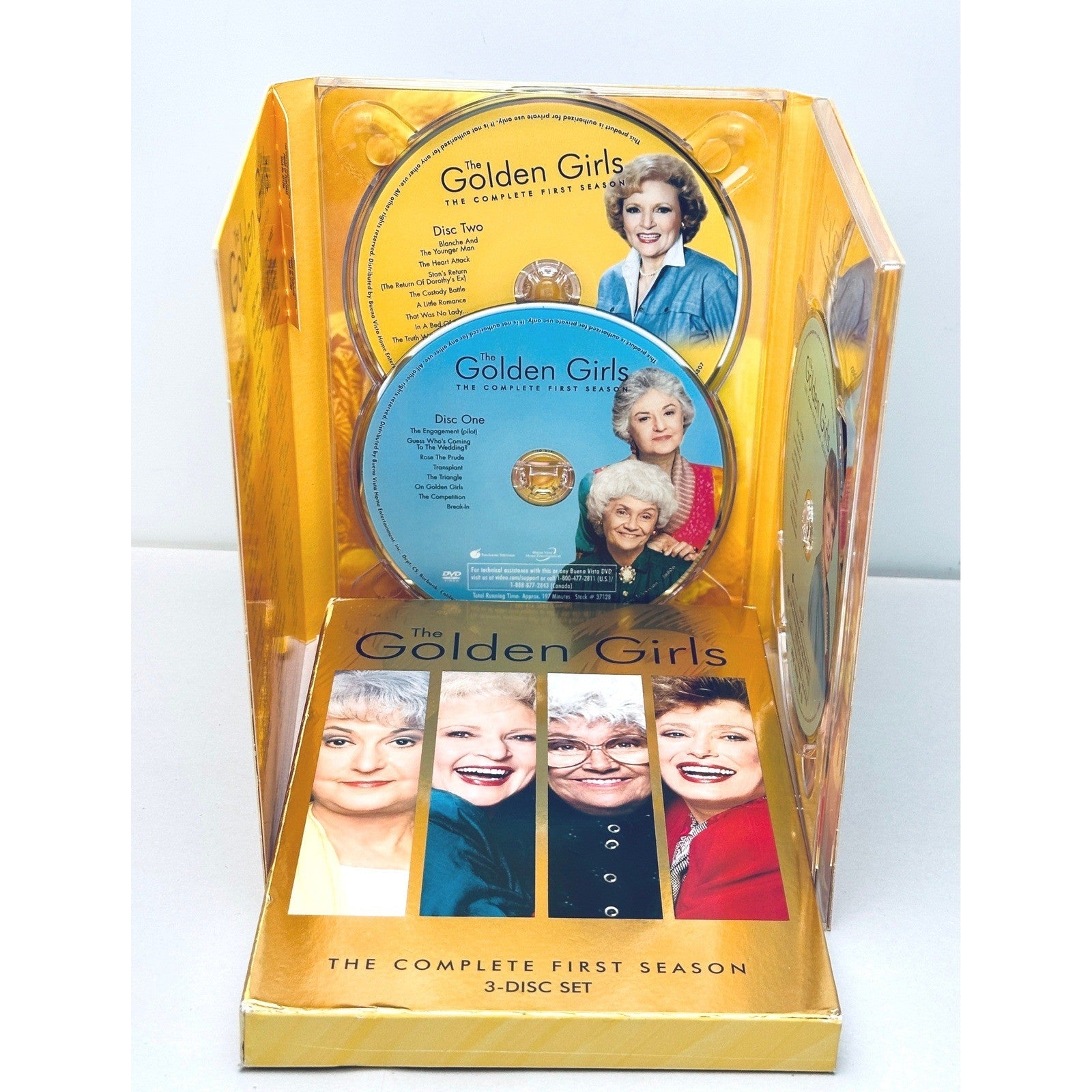 The Golden Girls Complete DVD Box Set Seasons 1-4, 6 - Classic Comedy Series by Buysaavy