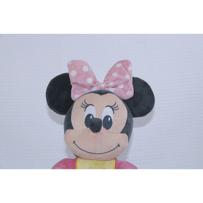 Disney Minnie Mouse Baby Learning Plush Toy Pink Pajamas Shapes 12" Length by Disney