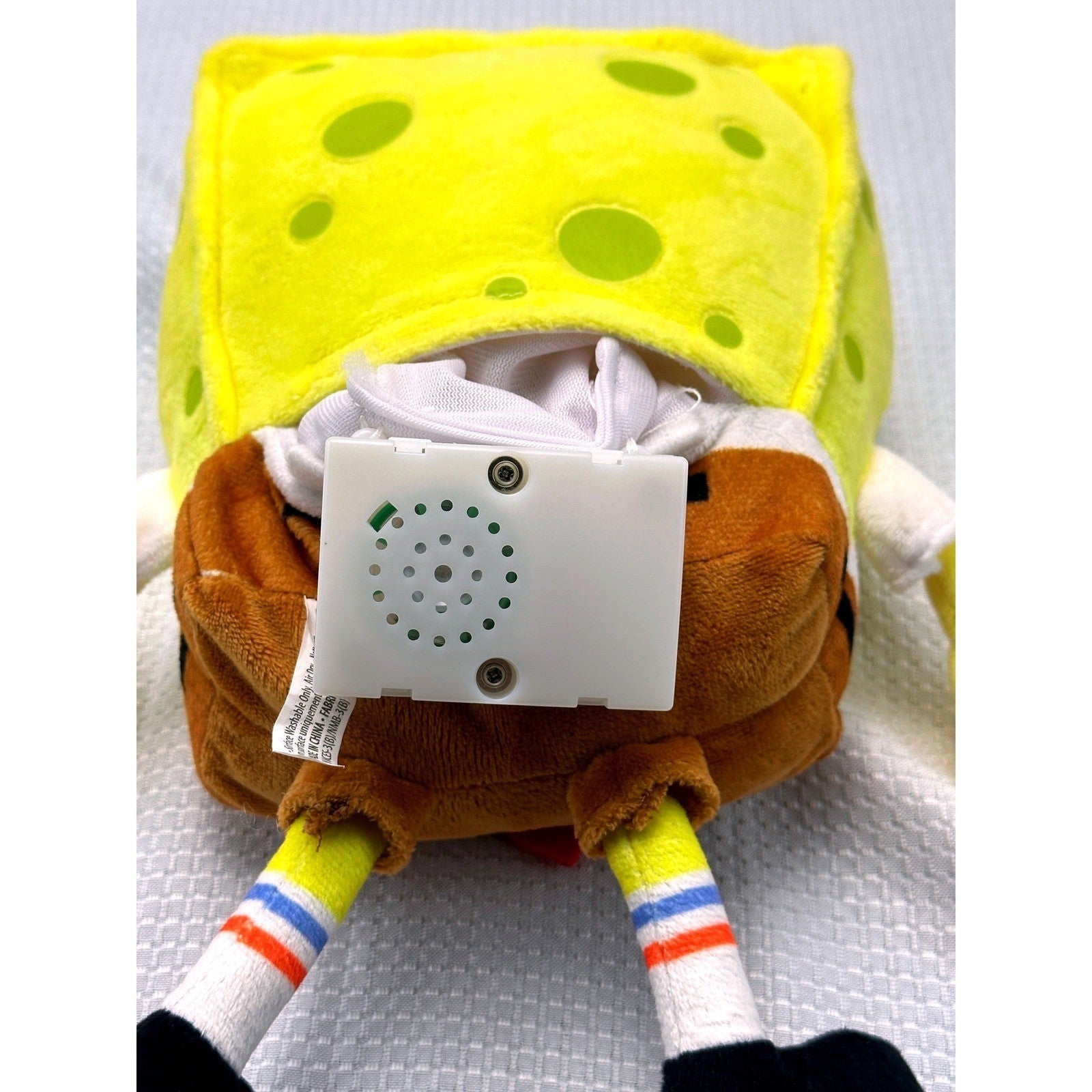 Nickelodeon SpongeBob SquarePants Talking Plush Toy Yellow 2021 Sound Box TESTED by Nickelodeon