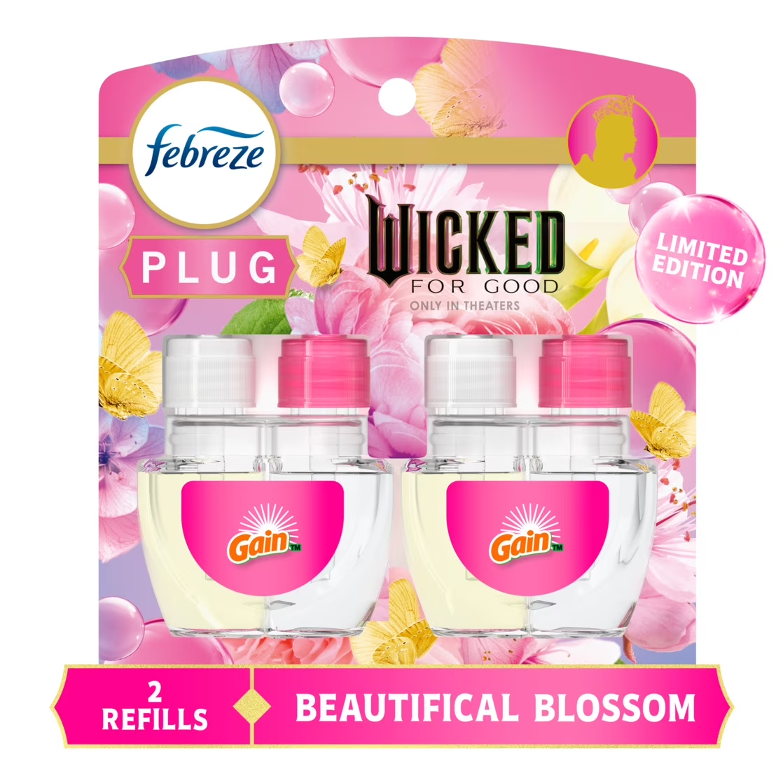 Febreze Plug Wicked For Good Beautifical Blossom Gain Refills Limited Edition by Febreze