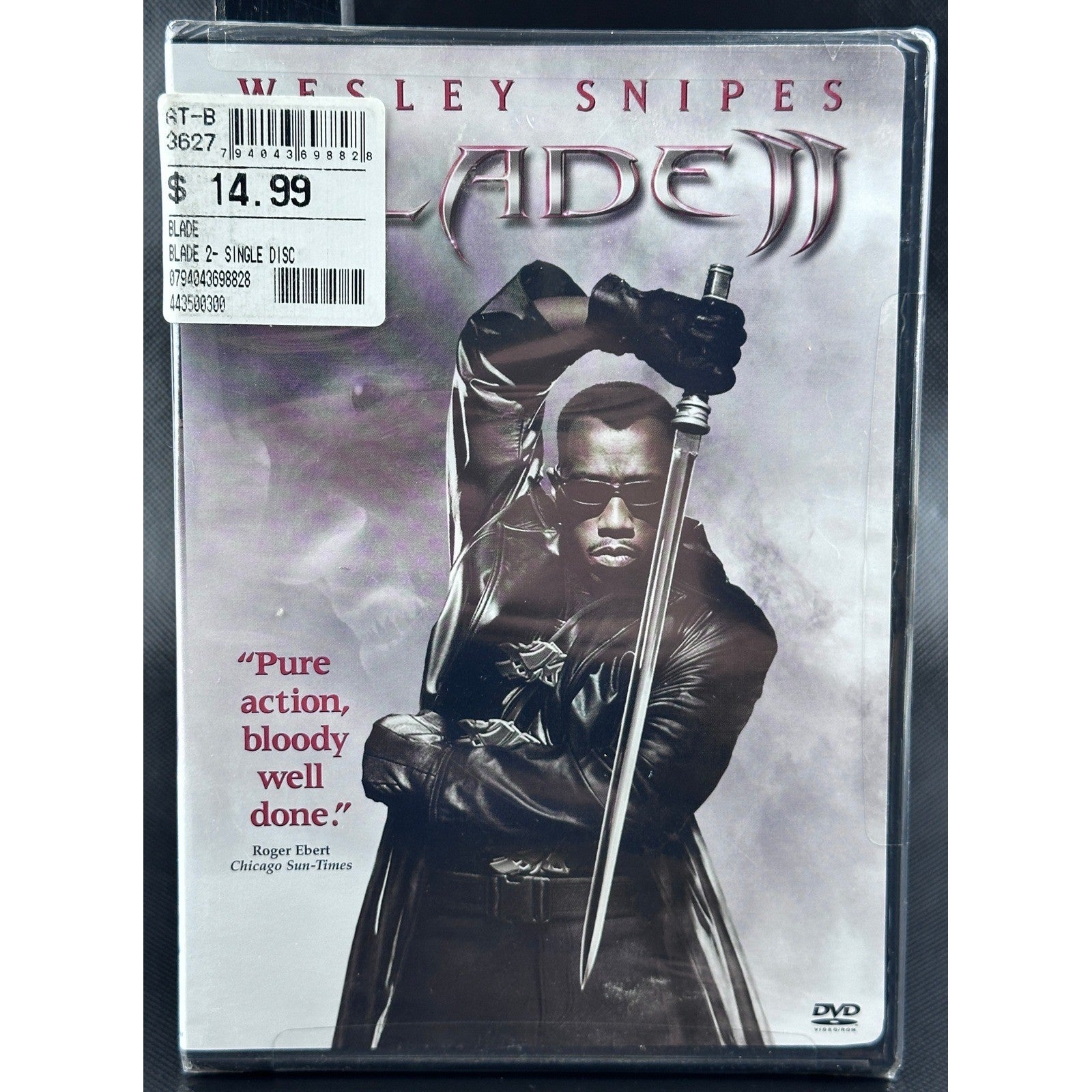 Blade II DVD - Wesley Snipes Action Horror Vampire Superhero Cult Classic by Buysaavy