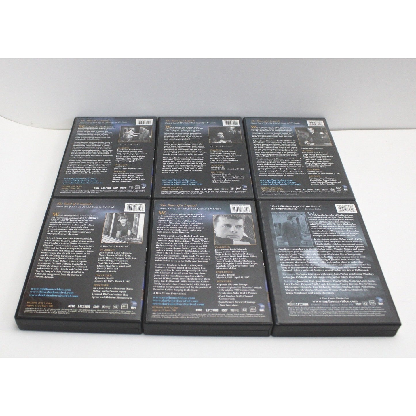 Dark Shadows The Beginning DVD Box Set Collections 1, 2, 4, 5, 6, 21 by Buysaavy