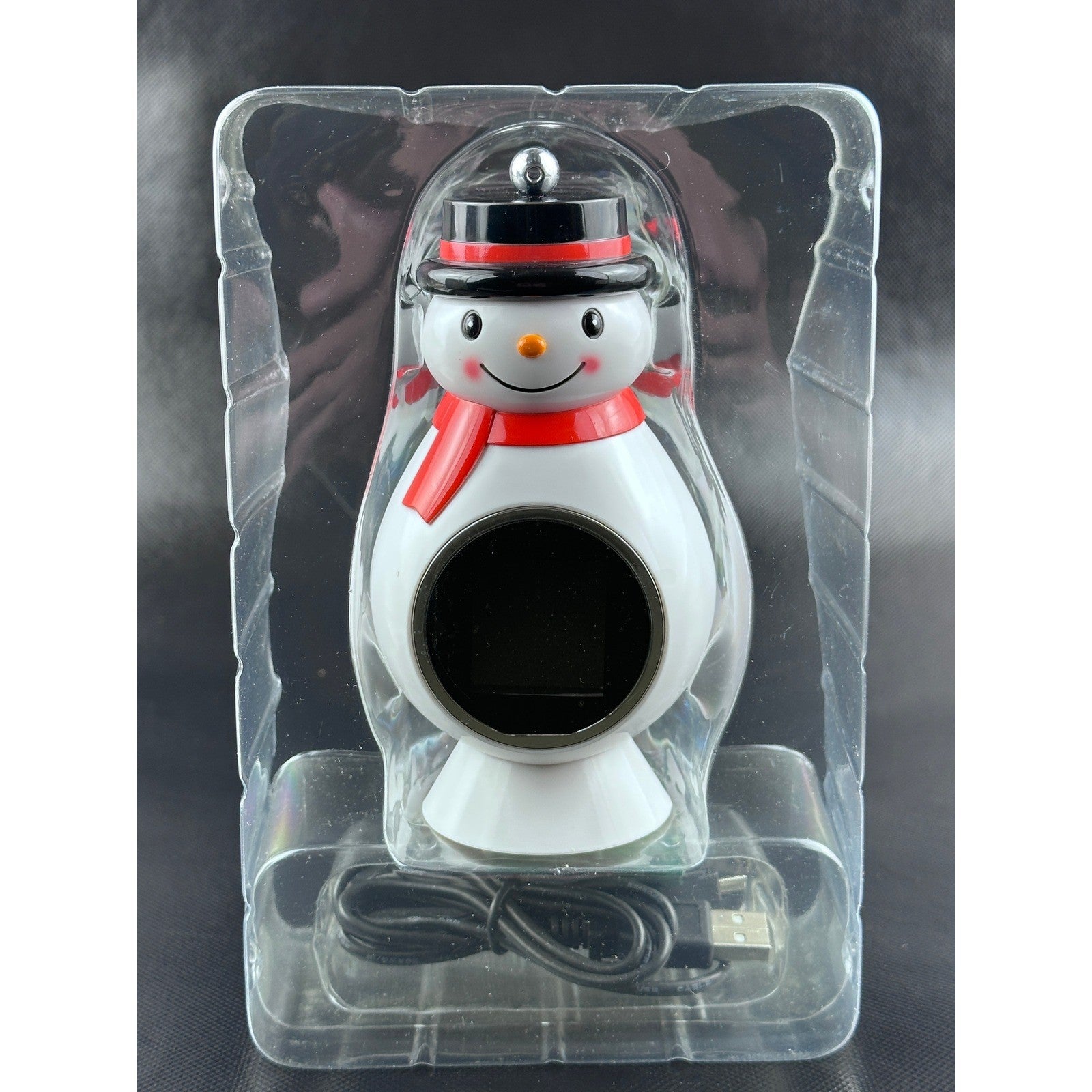 MediaStreet eMotion Snowman Digital Photo Ornament 1.5 LCD DF-EMHO3 White by MediaStreet