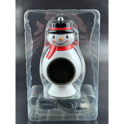 MediaStreet eMotion Snowman Digital Photo Ornament 1.5 LCD DF-EMHO3 White by MediaStreet