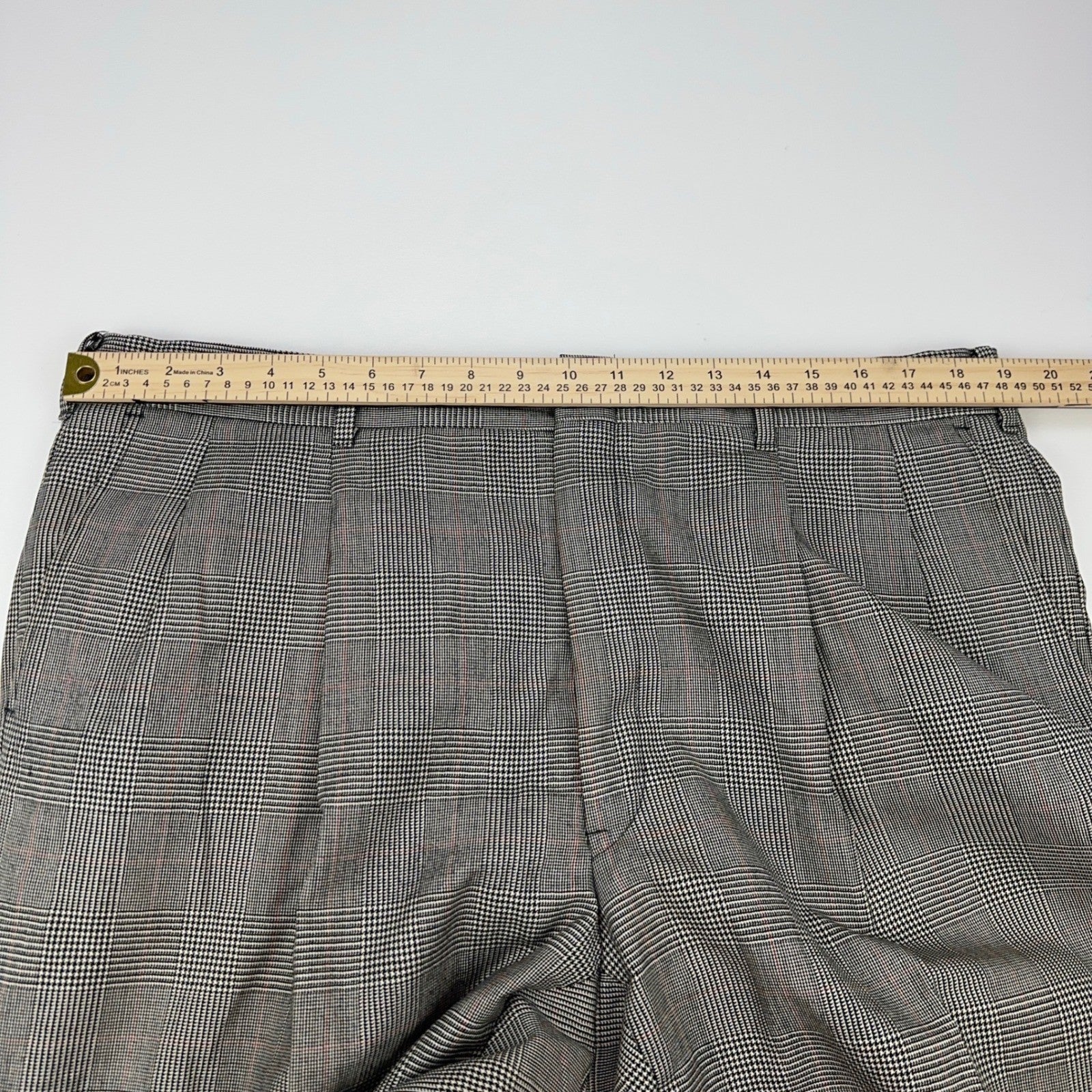 Sterling & Hunt Premier Edition Mens Grey Glen Plaid Worsted Wool Suit by Sterling & Hunt