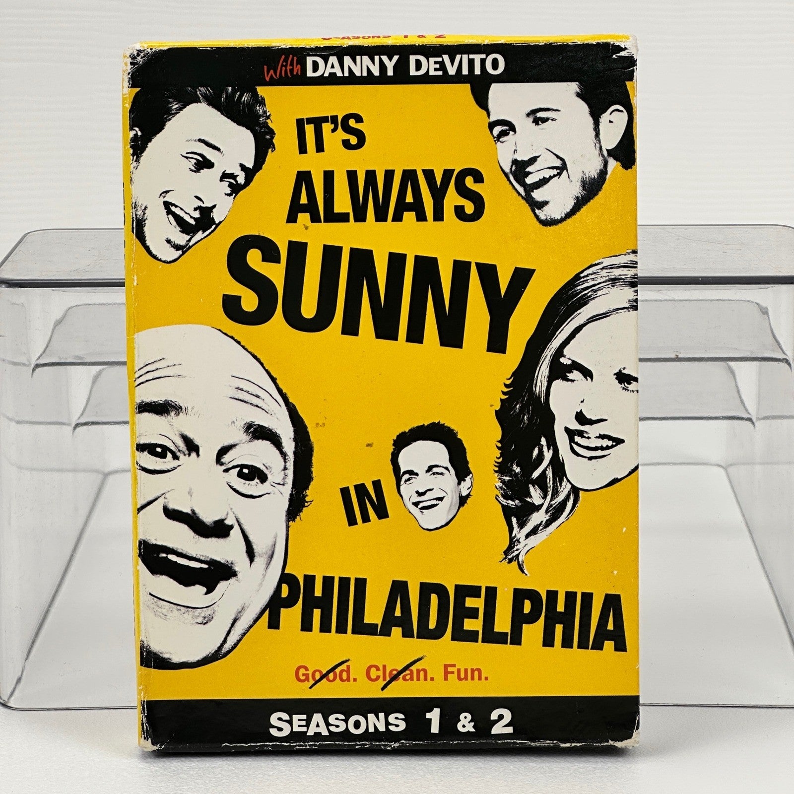 Its Always Sunny in Philadelphia Seasons 1 & 2 DVD Box Set Danny DeVito Comedy by Buysaavy
