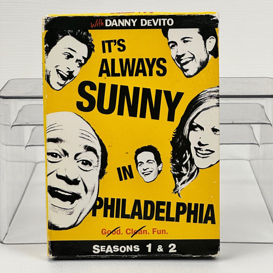 Its Always Sunny in Philadelphia Seasons 1 & 2 DVD Box Set Danny DeVito Comedy by Buysaavy