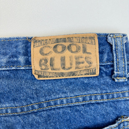 Cool Blues Mens Straight Leg Denim Jeans Medium Wash Blue 37x29 Workwear Casual by Cool Blues
