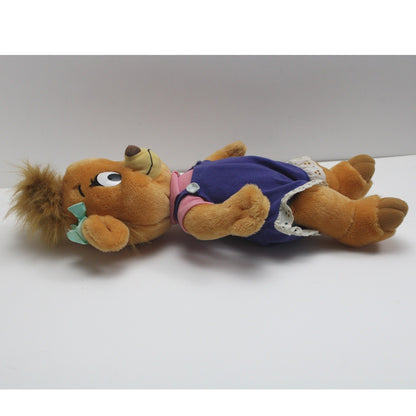 18 Inch Rare Molly Cunningham Disney Plush Toy TaleSpin Character With Pink Shirt And Purple Overalls by Disney