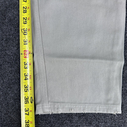 ASOS DESIGN Mens Stone Beige Cotton Twill Straight Leg Chino Pants 34X37 by ASOS DESIGN
