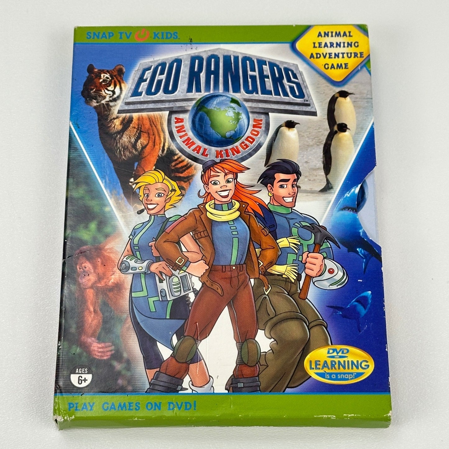 Eco Rangers Animal Kingdom DVD Learning Adventure Game Snap TV Kids 2004 Ages 6+ by Buysaavy