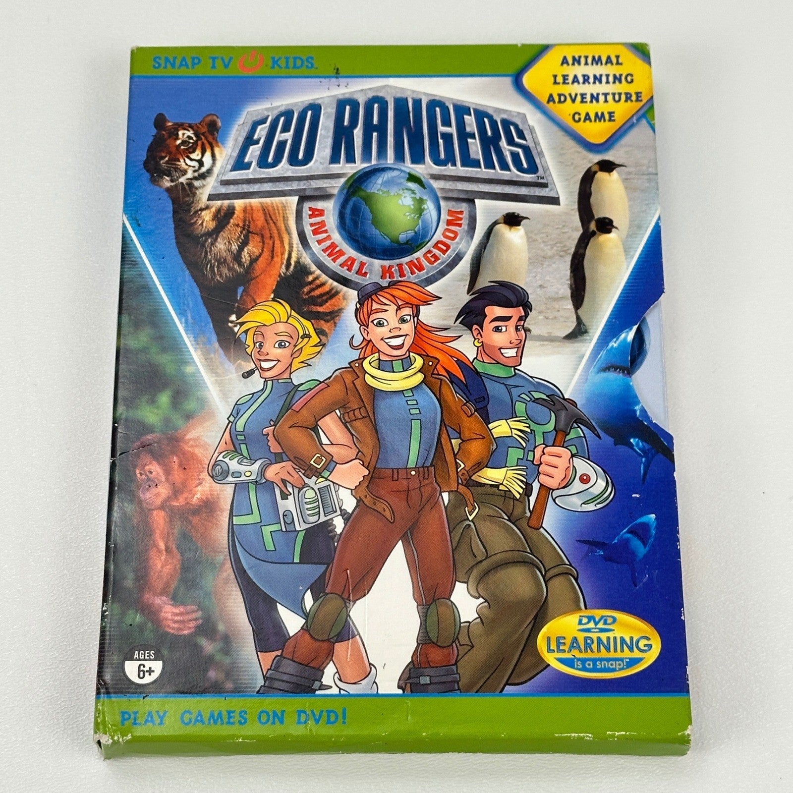 Eco Rangers Animal Kingdom DVD Learning Adventure Game Snap TV Kids 2004 Ages 6+ by Buysaavy