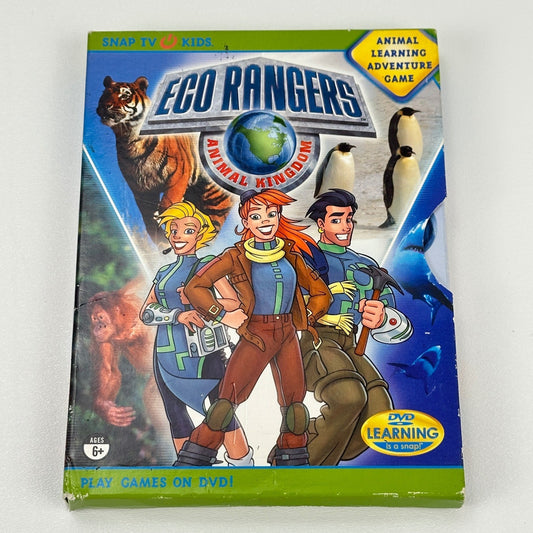 Eco Rangers Animal Kingdom DVD Learning Adventure Game Snap TV Kids 2004 Ages 6+ by Buysaavy