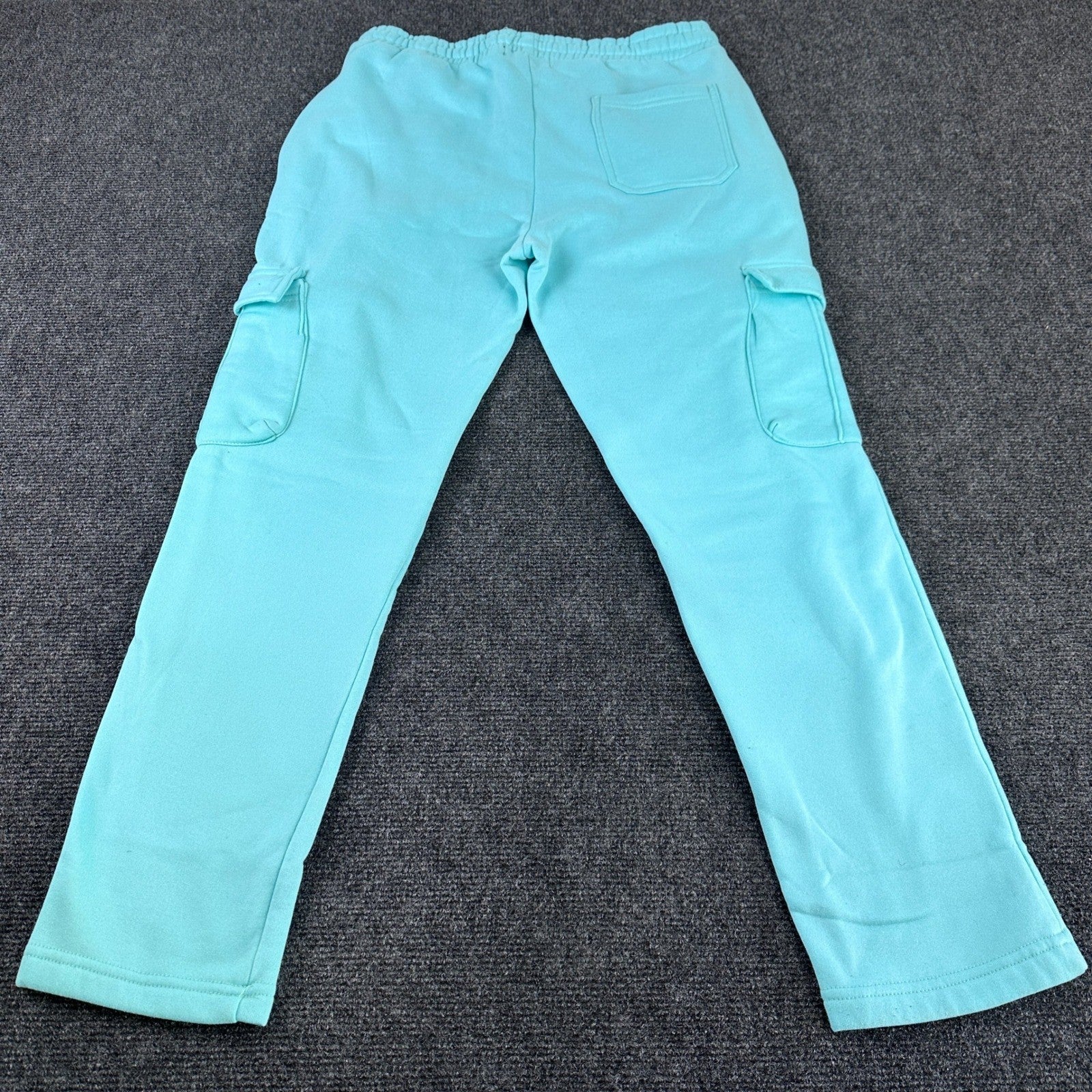 Reason Mens L Teal Cargo Sweatpants Drawstring Pockets Streetwear Casual by Reason